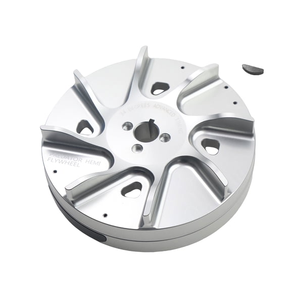 Billet Flywheel For Predator 212cc Hemi For Predator Hemi Engines ONLY Advance timing of approximately 34 Degrees Minibike Performance Parts(Silver)