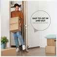 thumbnail image 4 of Spring Loaded Door Stopper Foot-Operated Lever Door Stop Telescope Door Stopper Adjustable Position Door Lock Holder, 4 of 8