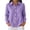 Purple, variant on Fengactive Womens Knit Button Down Shirt Long Sleeve Collared Blouse Casual Loose Fit Tunic Top