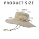 thumbnail image 2 of Sombrero para el sol para hombres y mujeres, impermeable, de ala ancha, plegable, para pesca, senderismo y jardín, 2 of 5