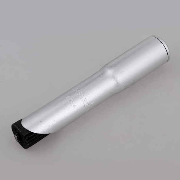Extensor de vástago de horquilla de bicicleta Baoblaze de aleación de aluminio 25.4mm Plata