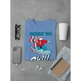 thumbnail image 3 of Born To Chill - Surfing Polar-Bear ICEE Graphic Men's T-shirt, 3 of 4