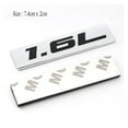 thumbnail image 6 of 3D Car Sticker 1.6L Logo Emblem Badge Metal Decal Fit For BMW Fit For Audi SUV Fit For Honda Fit For Volkswagen, 6 of 7