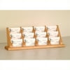 Wooden Mallet 12 Pocket Business Card Holder in Light Oak