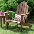 thumbnail image 2 of Linon Adirondack Sturdy Solid Acacia Wood Outdoor Chair in Acorn Brown Stain, 2 of 14