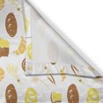 thumbnail image 3 of Ambesonne Agriculture Kitchen Curtains, Wheat and Breads Art, 55"x24", Mustard and Pale Brown, 3 of 3