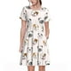 thumbnail image 1 of Disketp Bulldog Face para Vestido de Manga Corta para Mujeres, Vestidos de Verano para Mujeres, Casual y Holgado para la Playa, 1 of 6