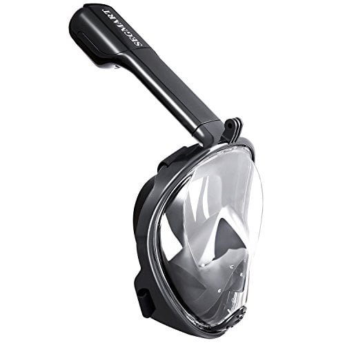 SeaView 180 Degree Panoramic Snorkel Mask EasyBreath Snorkeling Mask Full Face,Anti-Fog,Hypoallergenic Silicone Facial... by