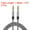 Silver, variant on 2 Pack Aux Cable 3.5mm Male to Male Nylon Braided 3Ft 3 Pole Hi-Fi Stereo Sound Auxiliary Cord Rose Red