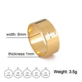 thumbnail image 1 of Anillos de pareja de acero inoxidable COOLTIME, anillo de compromiso con cruz sobrenatural de Color plateado para hombre y mujer, regalo de boda, joyería de moda Tan Jianjun  unisex, 1 of 2