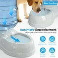 thumbnail image 5 of 3 Gallon Gravity Automatic Dog Water Dispenser Station with Leak-Proof Design for Large Pets, 5 of 6