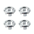 thumbnail image 4 of VONKY 4bags Convenient Circular Overflow Hole Cover - Easy Installation And Maintenance Ceramic Wash Basin Overflow Hole Cover Large Hollow 5Set, 4 of 6