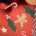 thumbnail image 4 of Holiday Time Red Gingerbread Small Wine Christmas Paper Gift Bag, 4 of 5