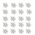 thumbnail image 5 of 20 Piezas de de Colgante de Estrellas de Tono Plateado, Colgante de de Pentagrama DIY, 20x16 M Yinane Estrellas encanto perlas colgantes, 5 of 5
