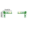thumbnail image 2 of St Patrick's Day Wooden Door Hanging Decoration Irish Home for Indoor Outdoor Room Frames St Patrick's Day Decorations, 2 of 6