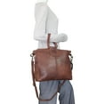 thumbnail image 2 of Nino Bossi Handbags Nino Bossi Tonya's Ring Leather Tote Cognac, 2 of 5