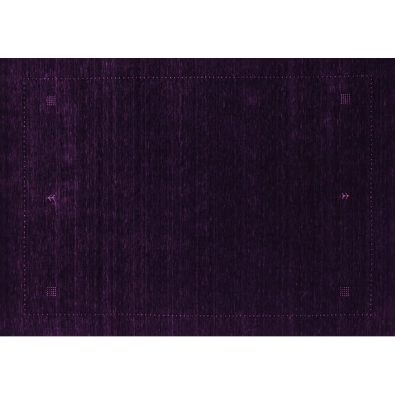 Ahgly Company Indoor Rectangle Abstract Pink Contemporary Area Rugs, 2' x 5'