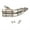 Type A, variant on 51mm Motorcycle Exhaust Pipe Silencer Double Outlet Exhaust Muffler Parts For Yamaha R1 R3 CBR CBR125 CBR250