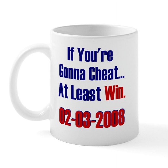 CafePress - Cheaters Mug - 11 oz Ceramic Mug - Novelty Coffee Tea Cup