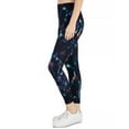 thumbnail image 3 of Id Ideology Womens Plus Size Celestial Sky Printed 7/8 Leggings, Black, 1X, 3 of 3