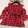 thumbnail image 4 of Vêtements Assortis pour la Famille Robe Décontractée Mère Fille à Carreaux, 4 of 6