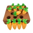 thumbnail image 5 of Dog Carrot Plush Toy IQ Training Vegetable Chew Toy Educational Foraging Toy, 5 of 8