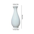 thumbnail image 3 of Tabletop Plastic Vase Suited For Dried Botanicals Bouquets Home Desk Shelf Styling Centerpiece, 3 of 6