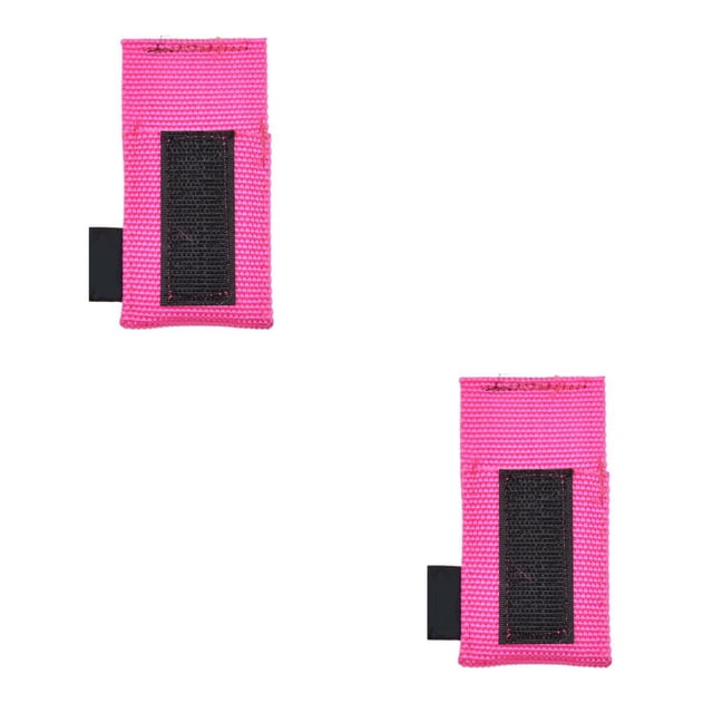 Sonducket Bolsa protectora Funda portátil resistente al desgaste Cinturón de resistencia a la tracción fuerte Buena adherencia Bolsas de correas Rosa roja 2piezas Sonducket CBP490502