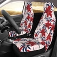 thumbnail image 5 of Sigee Lilies Flowers for Universal Car Seat Covers, Premium Car Seat Protector Set for Cars, SUVs, Trucks, 5 of 5