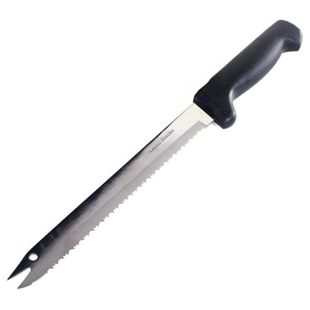 

Kitchen + Home Carving Bread Knife – 8” Sharp Stainless Steel Serrated All Purpose Kitchen Knife