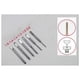 thumbnail image 5 of 6pcs Watch Repair Screwdrivers Kit for 3135 2135 Movement Repair Screwdriver T0.8-1.0-1.2-1.4-1.6-1., 5 of 5