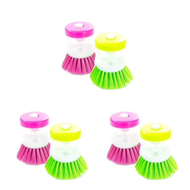 Bewildely Dispensador de jabón con burbujas, tazón de cocina para el hogar, cepillo para platos, detergente, cepillo para fregar, Color aleatorio Color aleatorio 7.5*8.5 cm 3piezas Bewildely CBP063845