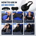 Flight Travel Pillow Suit Aircraft Sleep Support Suit Ergonomic Memory ...