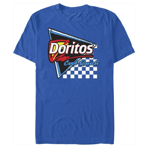 Men's Doritos Cool Ranch Retro Logo Graphic Tee Royal Blue 2X Large