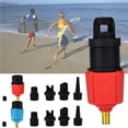 thumbnail image 2 of Kenally Juego de adaptadores de válvula de aire para tabla de surf con 4 boquillas para cama inflable, colchón de aire, anillo de natación, piscina, Bombillas para automóviles Kenally VI006916-00, 2 of 6