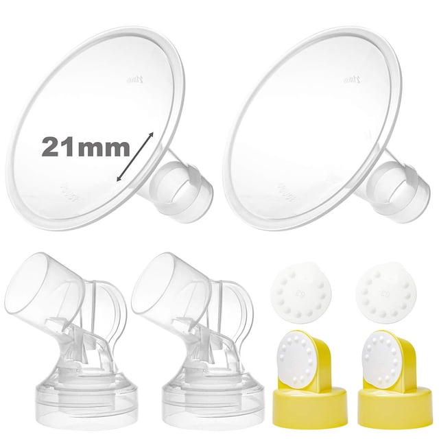 Piezas para Sacaleches NENESUPPLY Adaptadores de 21mm Compatibles con Medela