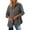 Dark Gray, variant on Women's Thick Coat Long Sleeve Button Down Shacket Jacket Casual Oversized Shirt with Pockets 2024 Winter Outerwear Clothes