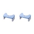 thumbnail image 2 of Bearachild Reposapiés PP Para Baño | Ponerse en cuclillas para una mejor salud | Taburete en cuclillas de diseño duradero y resistente Taburete Azul blanco 2piezas, 2 of 6