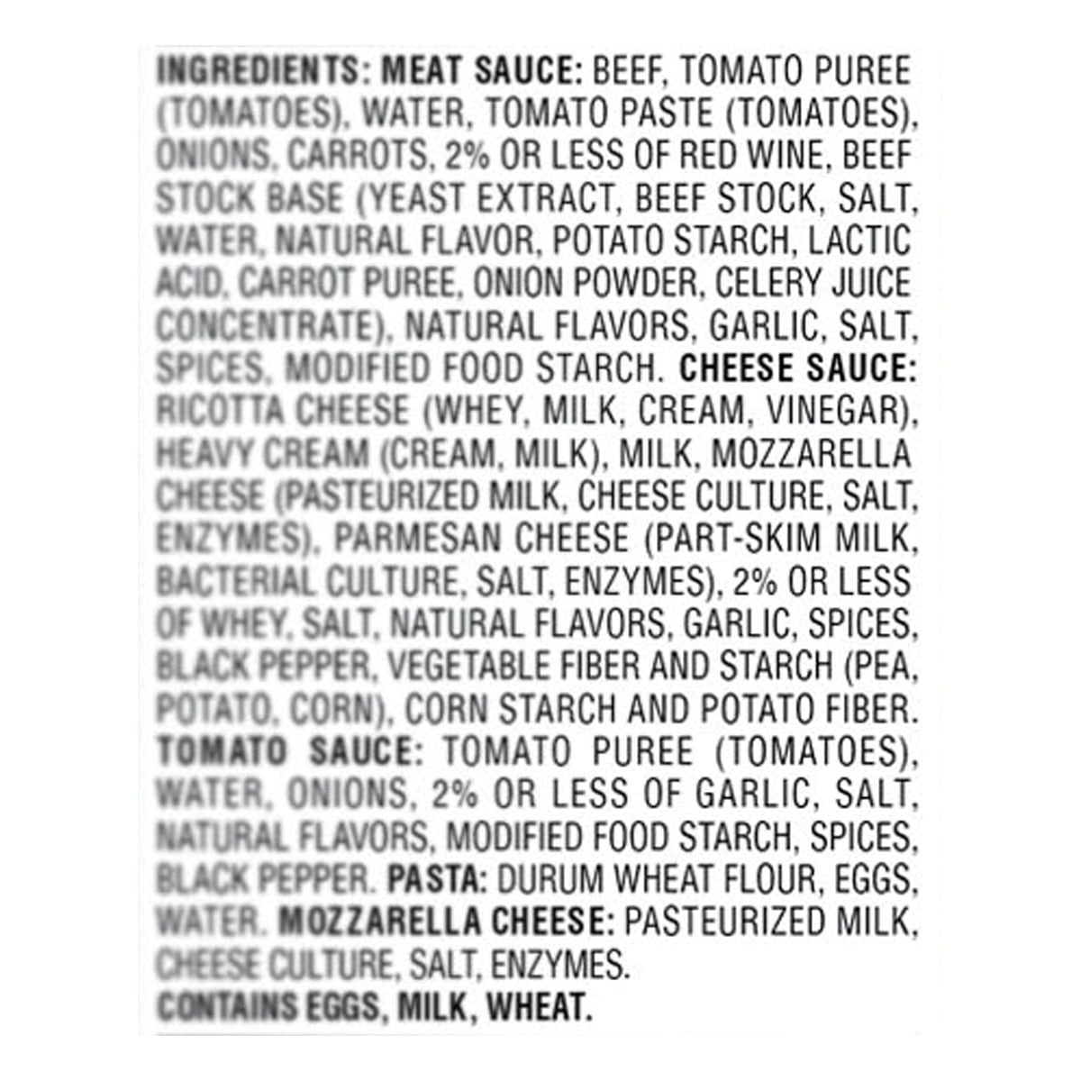 Rana Meat Lasagna, 40oz