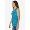 thumbnail image 3 of Woman Within Plus Size Perfect Printed Scoopneck Tank, 3 of 5