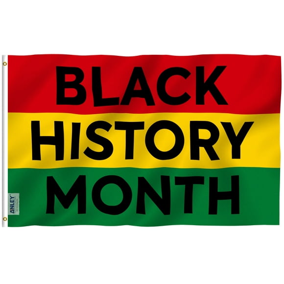 Anley Fly Breeze 3x5 Foot Black History Month Flag - African Americans Flags Polyester