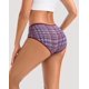 thumbnail image 3 of Bragas hipster de algodón Innersy de ropa interior para mujer, 6 unidades, tamaño mediano, 3 of 6