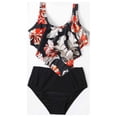 thumbnail image 5 of Jacenvly New Parent-Child Swimsuit Clearance Soft Cozy Plus Size Swimwear Trendy Swimwear Parent-Child Outfitmother Daughter Swimsuit Set Children'S and Girls Split Swimsuit Set Black, 5 of 7