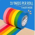 thumbnail image 2 of Cinta adhesiva Craftzilla, 6 rollos, 300 m x 2,5 cm, para pintores de colores, 2 of 9