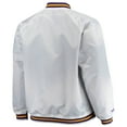 thumbnail image 4 of Men's Mitchell & Ness White Los Angeles Lakers Big & Tall Hardwood Classics Raglan Satin Full-Snap Jacket, 4 of 4