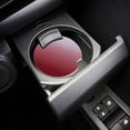 thumbnail image 3 of FMSHPON Red Gradient Texture Set of 6 Car Coaster for Drinks, Absorbent Ceramic Stone Coasters Cup Mat with Cork Base for Home Kitchen Room Coffee Table Bar Decor, 3 of 5