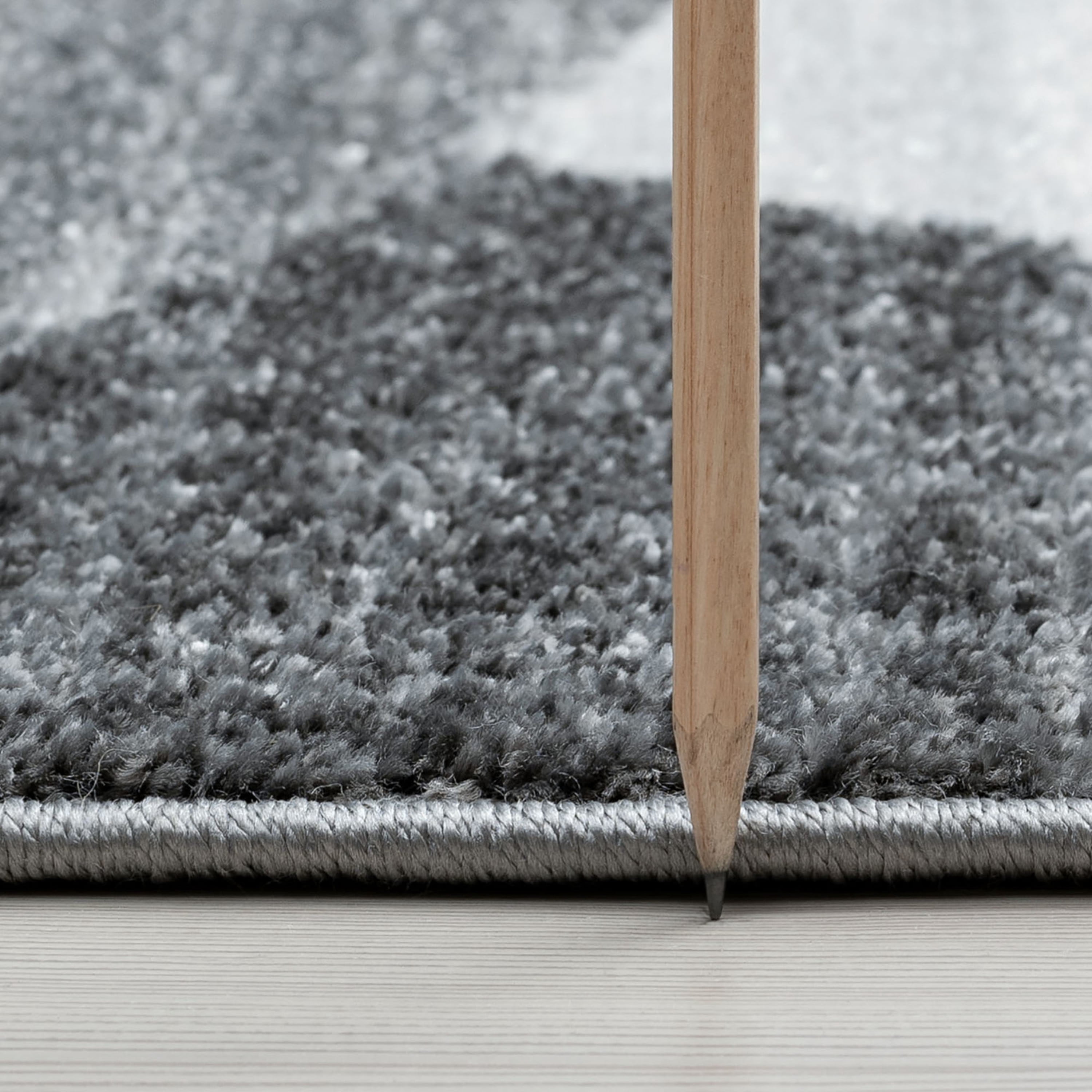 Contemporary 2x3 Area Rug (2' x 3') Abstract Dark Gray, Dark Gray Indoor Scatter Easy to Clean
