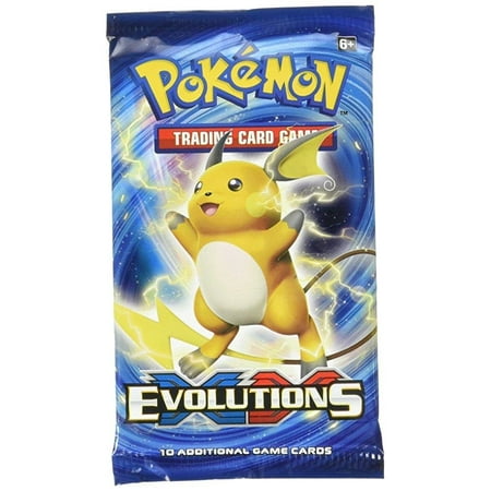 Pokemon TCG: XY Evolutions, Blistered Booster Pack Containing 10 Cards Per Pack With Over 100 New Cards To (Best Way To Organize Pokemon Cards In A Binder)