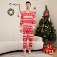 thumbnail image 3 of Traje familiar navideño estampado para Año Nuevo chino Traje familiar para Navidad Traje familiar para pijamas con estampado de alce para usar en casa, 3 of 5
