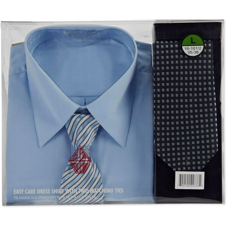 Generic Big Men's Dress Shirts With 2 Matching T